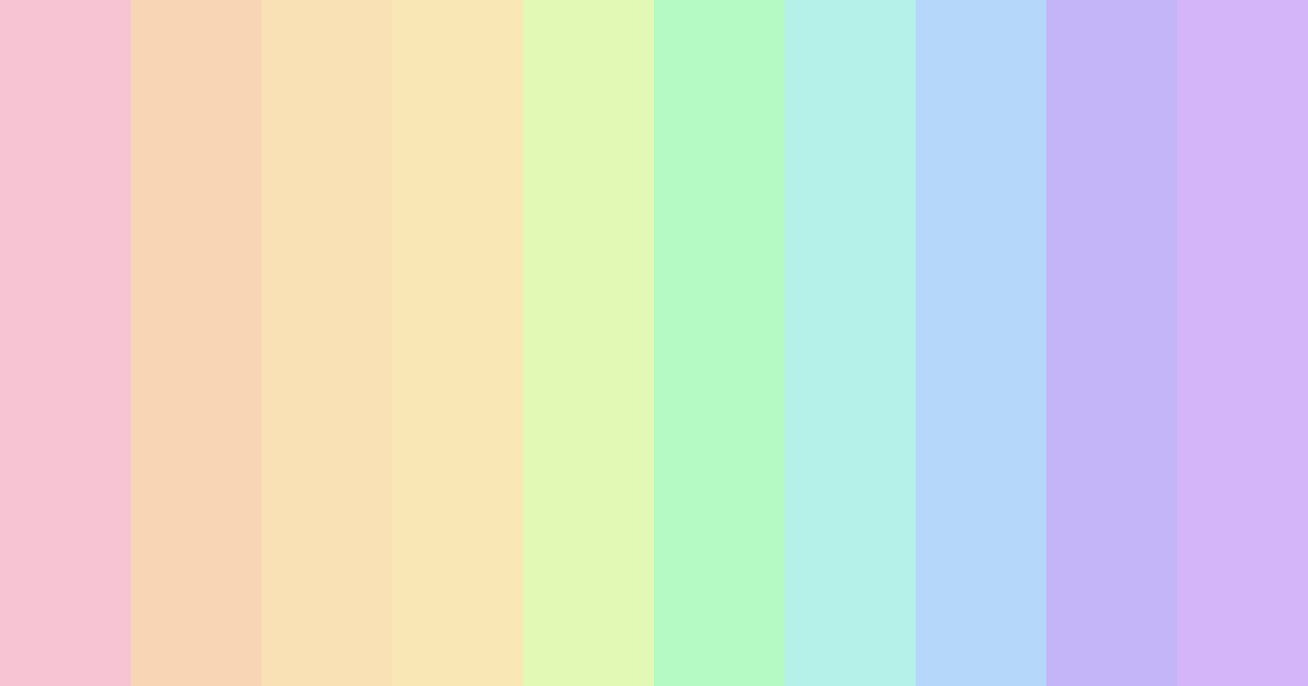 Download pastel pink color palette PNG image (landscape)