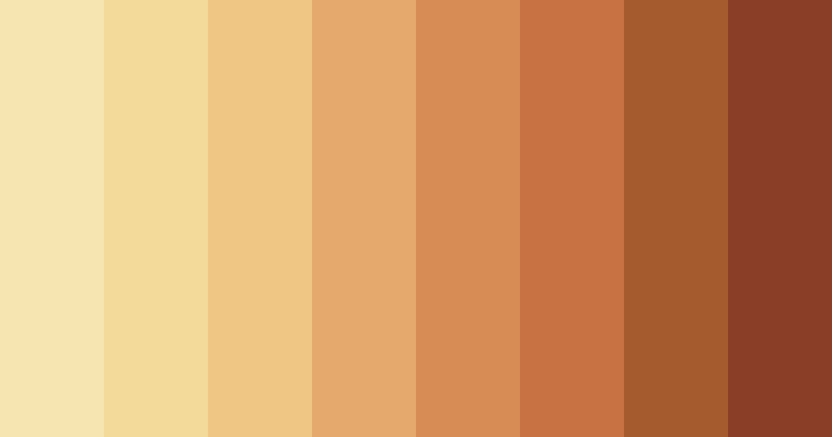 Download golden autumn breeze color palette PNG image (landscape)