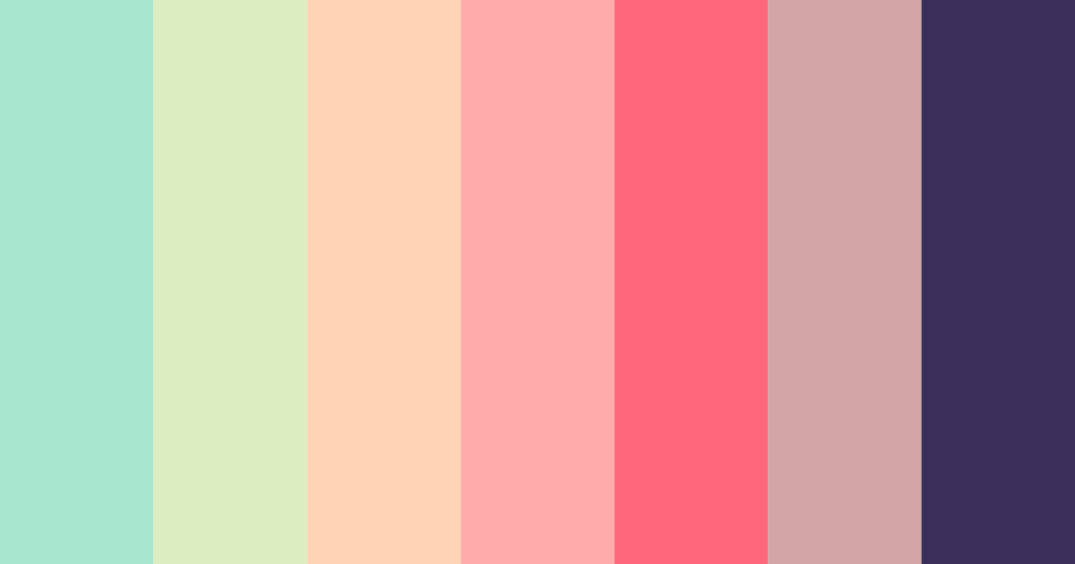 Download verdant dreams color palette PNG image (landscape)