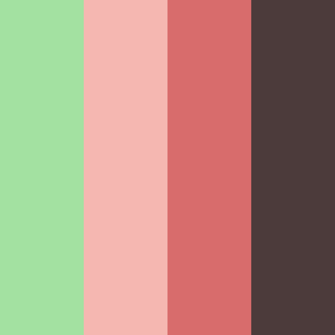 Download festive harmony color palette PNG image (square)
