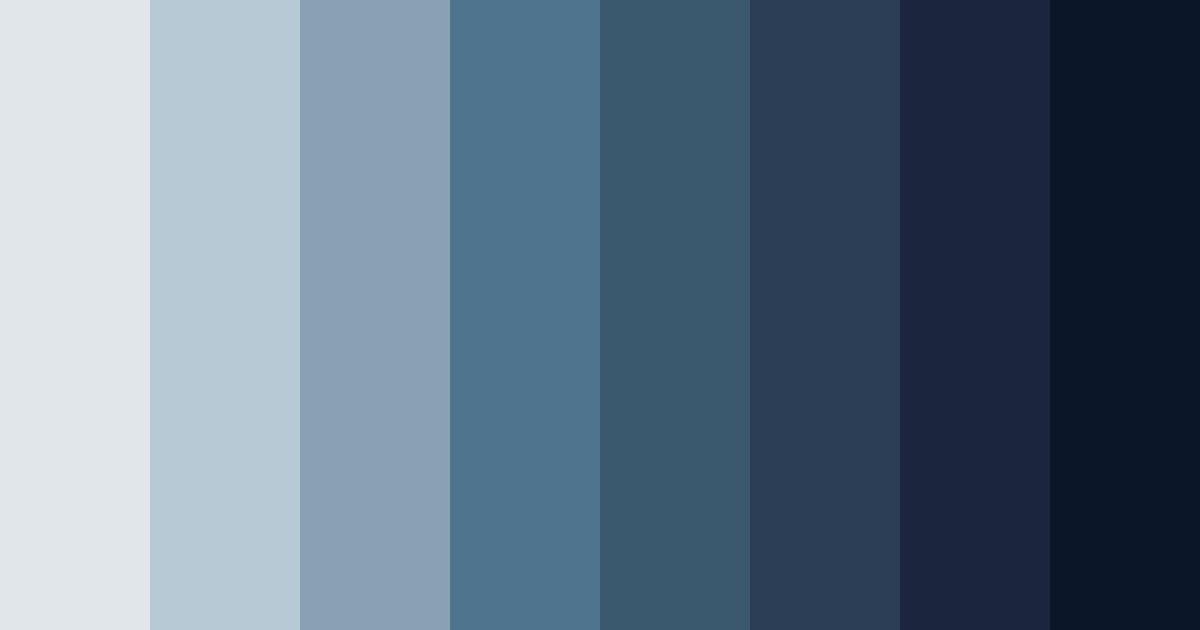 Download cool gray blue color palette PNG image (landscape)