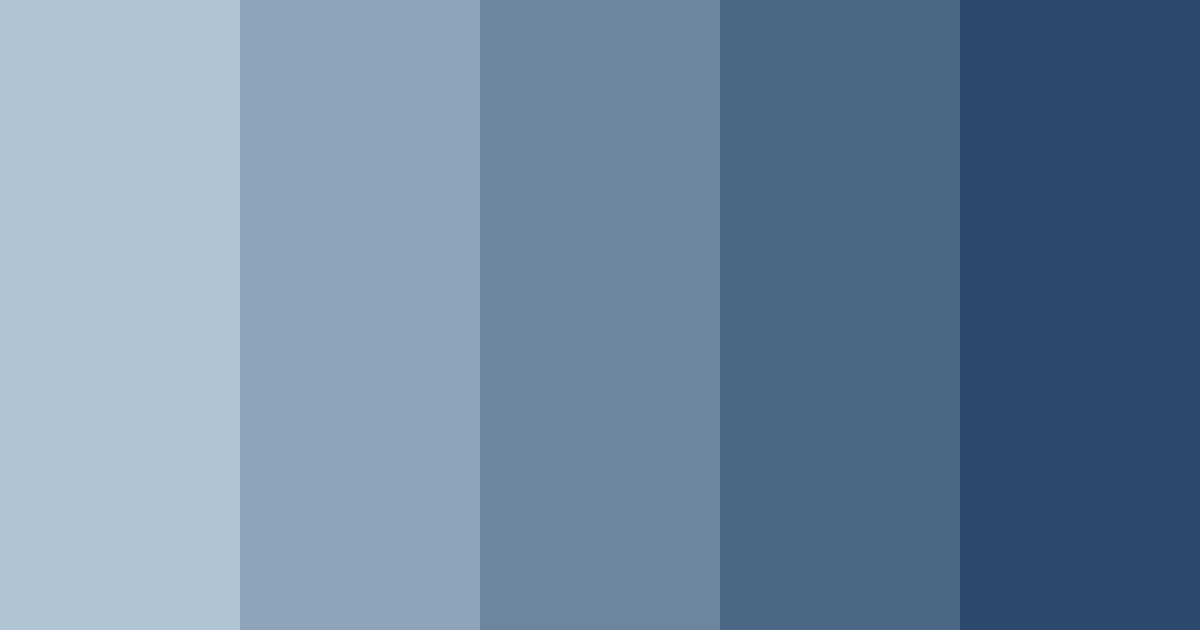 Download misty blue haze color palette PNG image (landscape)