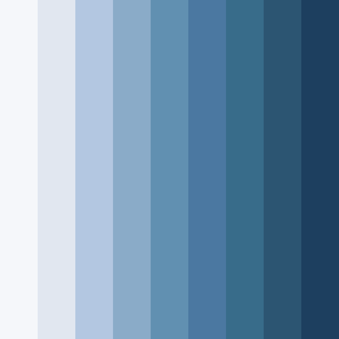 Download seafoam serenity color palette PNG image (square)