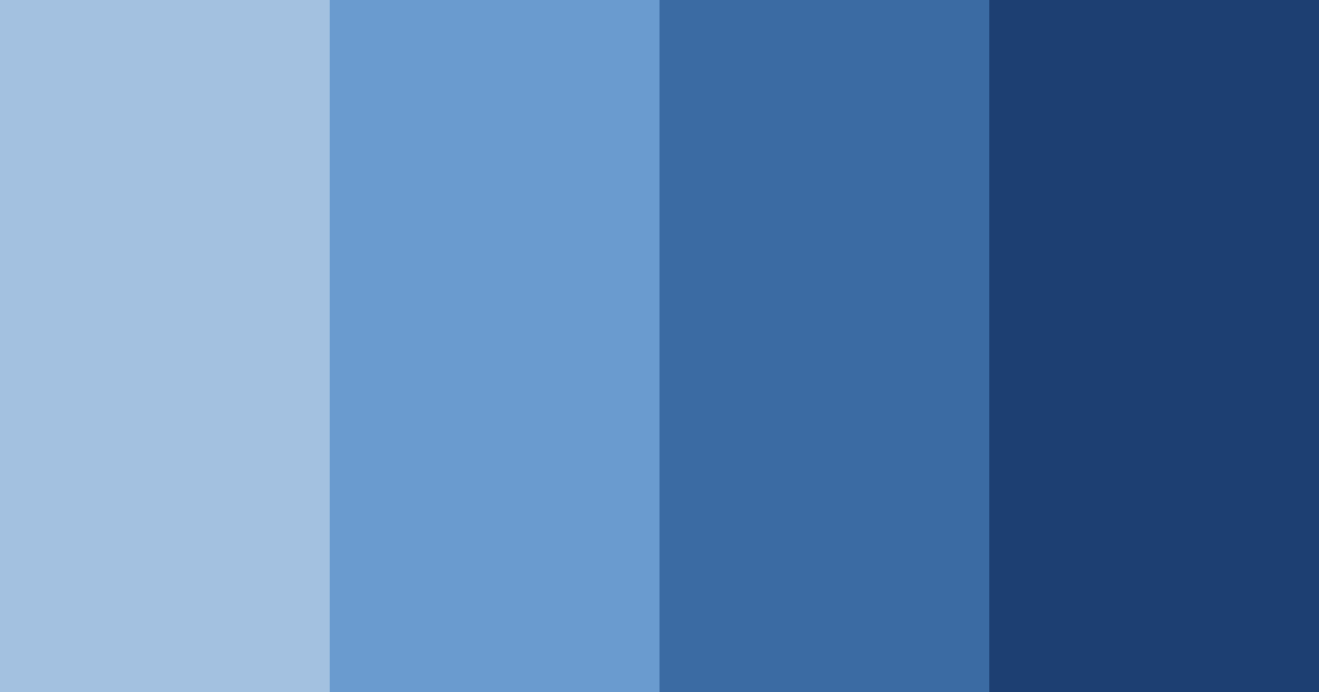 Download deep blue shades color palette PNG image (landscape)