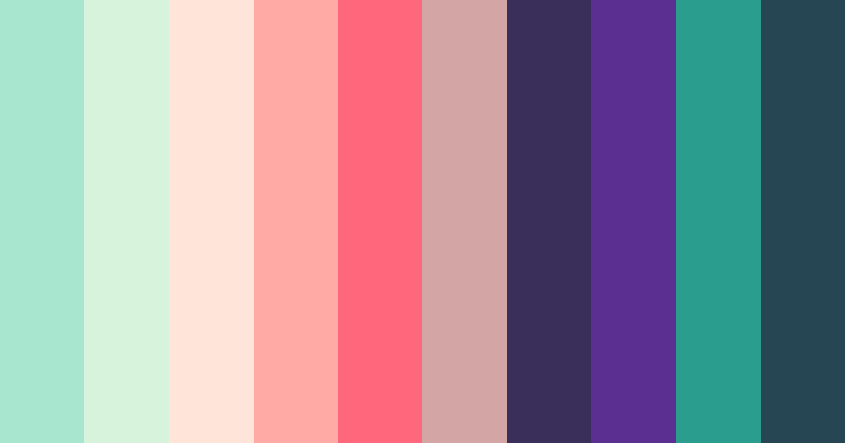 Download emerald enchantment color palette PNG image (landscape)