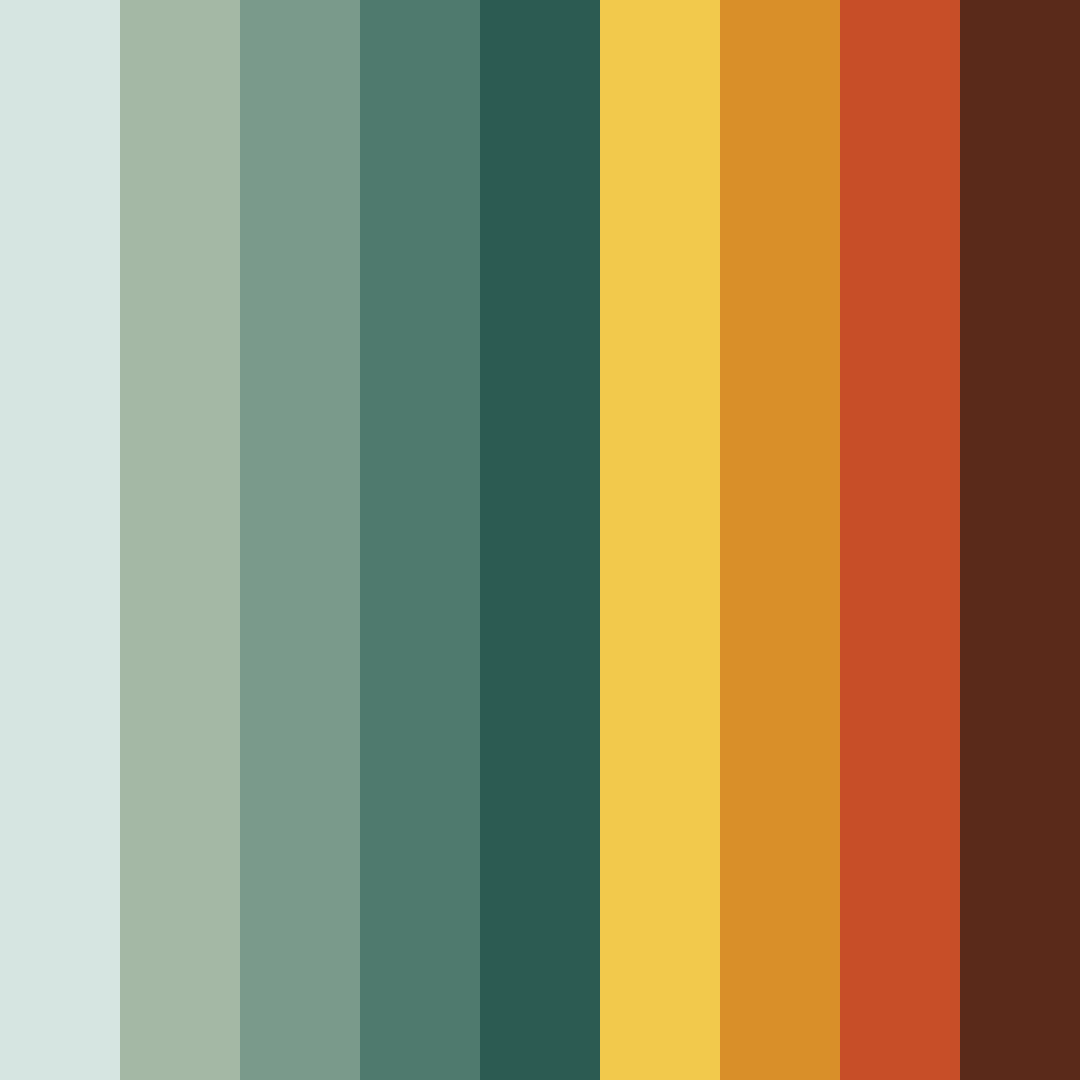 Download urban oasis color palette PNG image (square)
