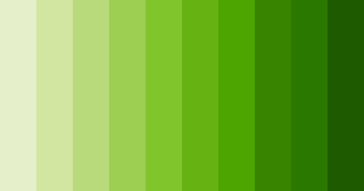 Download lush green serenity color palette PNG image (landscape)