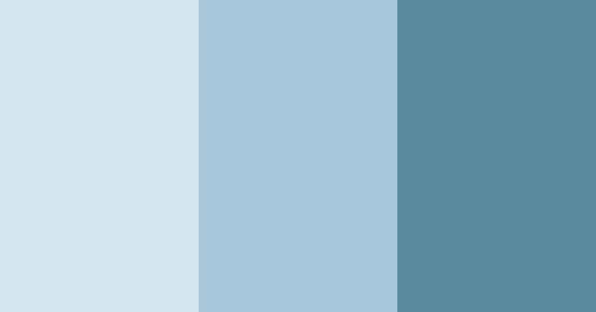 Download soft blue color palette PNG image (landscape)