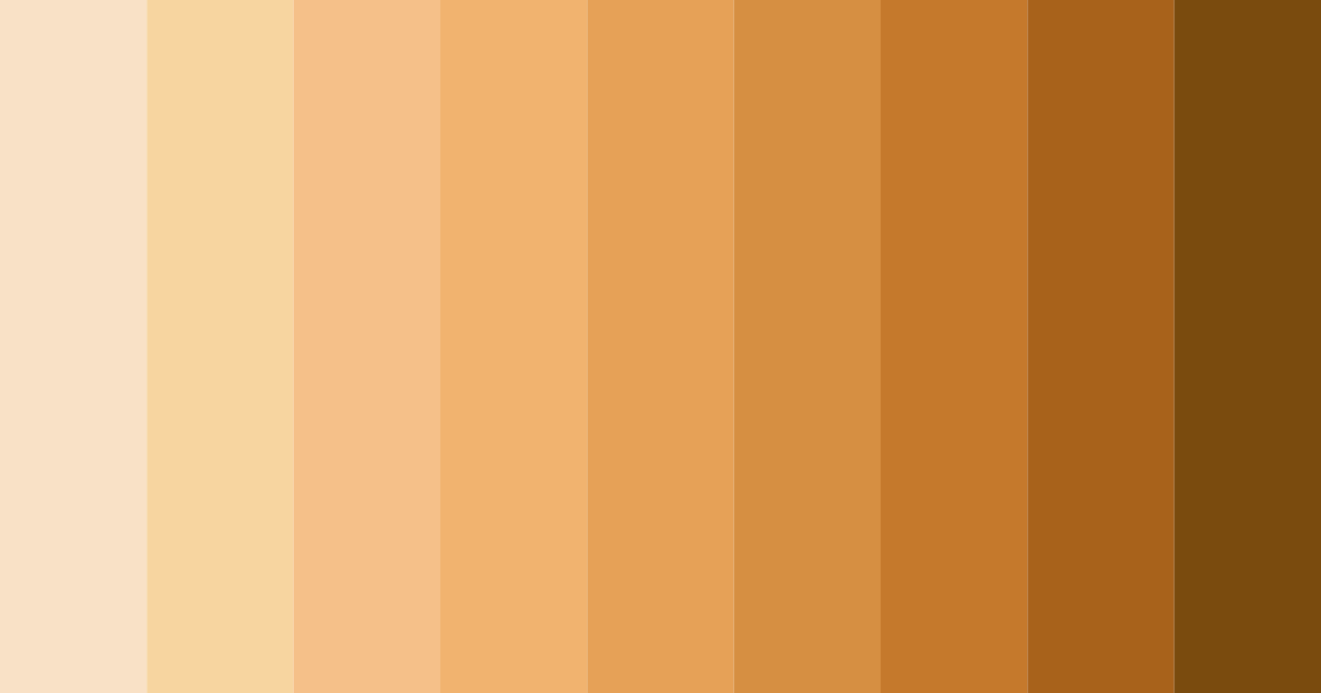 Download warm pudding color palette PNG image (landscape)