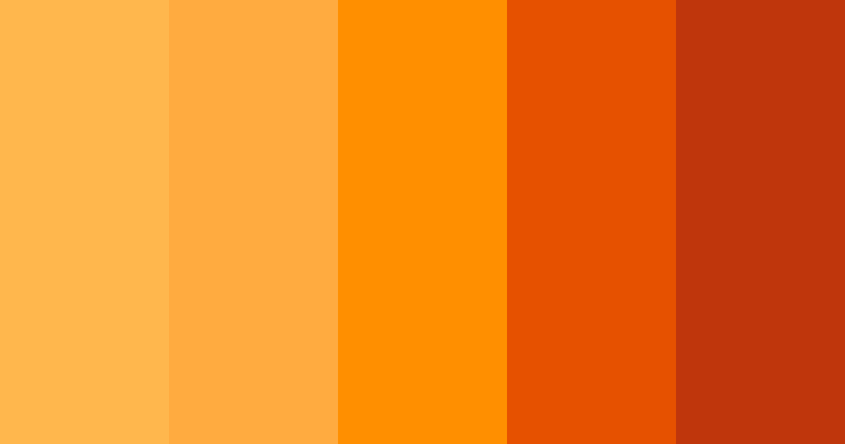 Download sunset groove color palette PNG image (landscape)