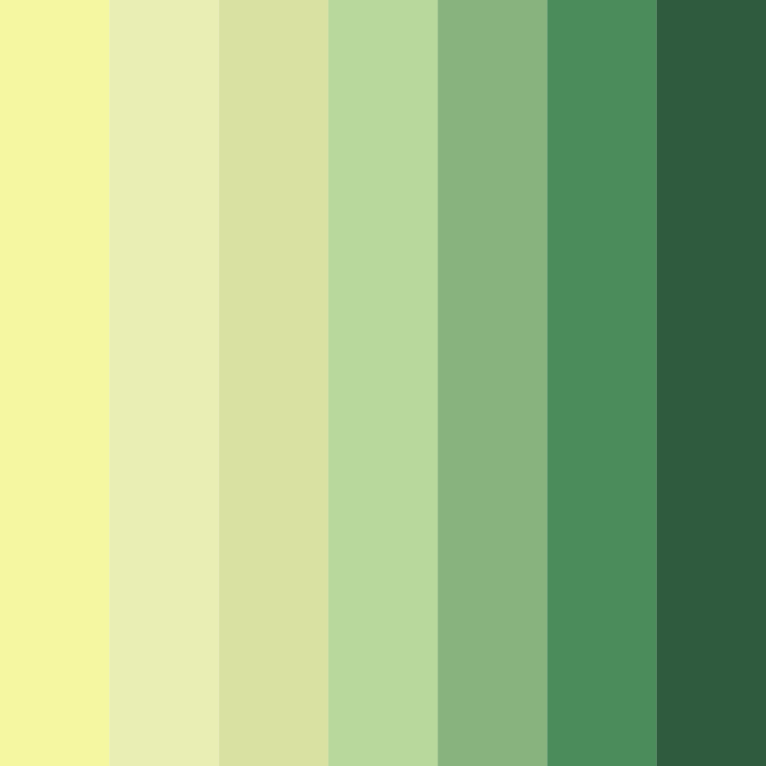 Download lush meadow harmony color palette PNG image (square)