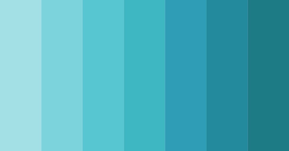 Download aqua serenade color palette PNG image (landscape)
