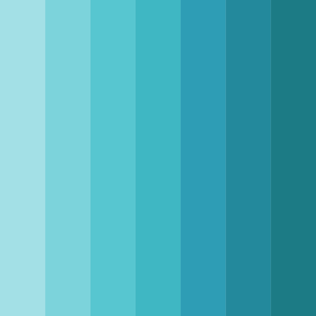 Download aqua serenade color palette PNG image (square)