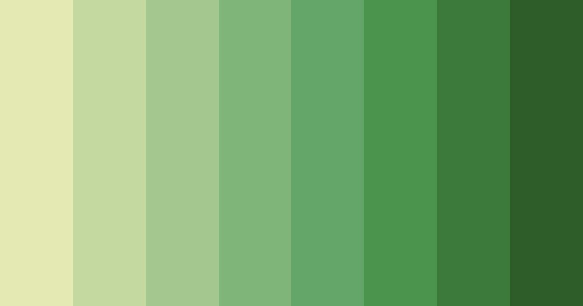 Download whispers of verdant harmony color palette PNG image (landscape)