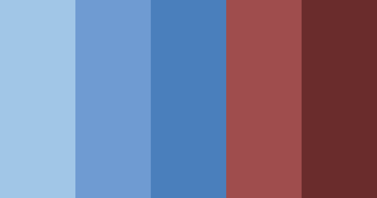 Download navy blue and red fusion color palette PNG image (landscape)