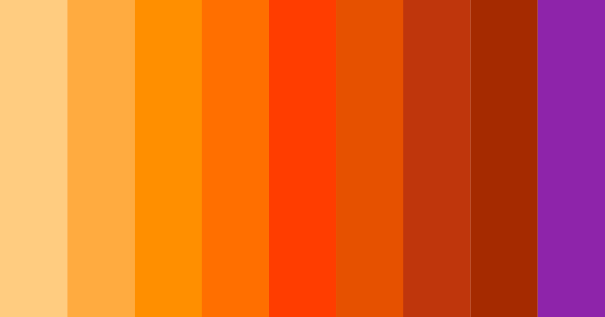 Download sunset harvest color palette PNG image (landscape)