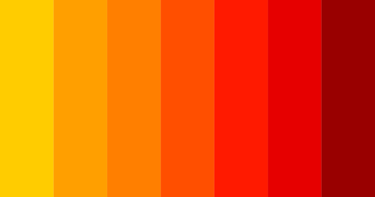 Download fiery red color palette PNG image (landscape)