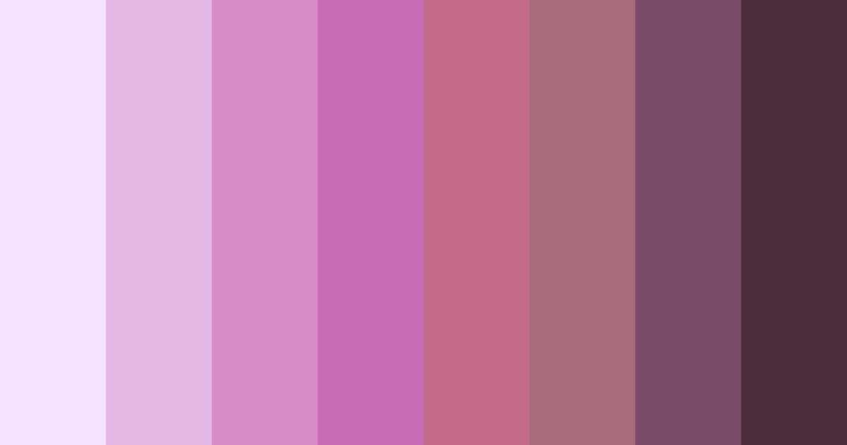 Download pink flower color palette PNG image (landscape)