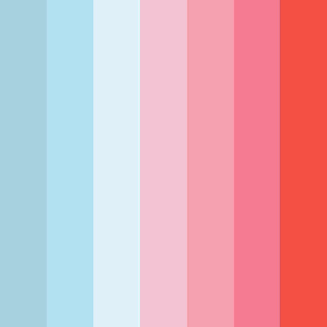 Download cotton candy collision color palette PNG image (square)
