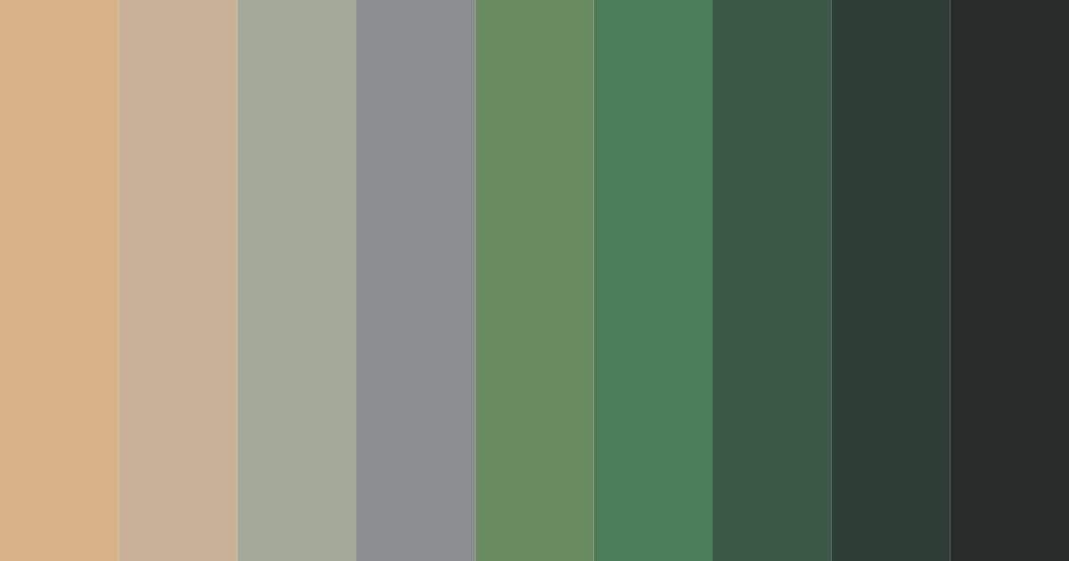 Download urban wilderness color palette PNG image (landscape)