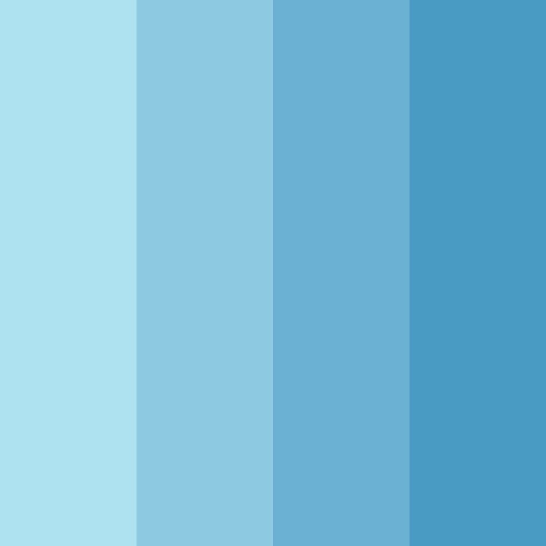 Download crystal sky retreat color palette PNG image (square)