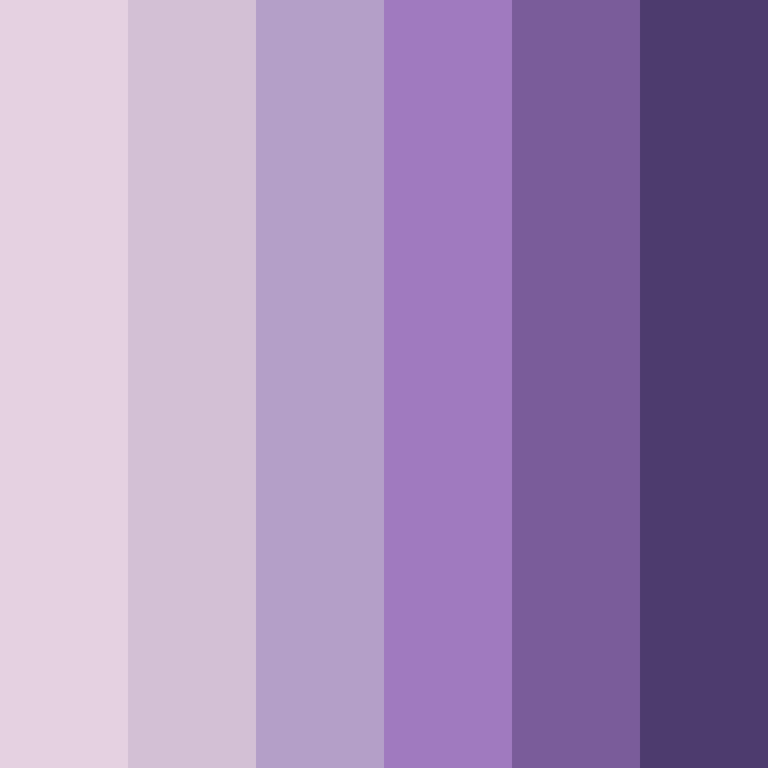 Download muted purple dream color palette PNG image (square)