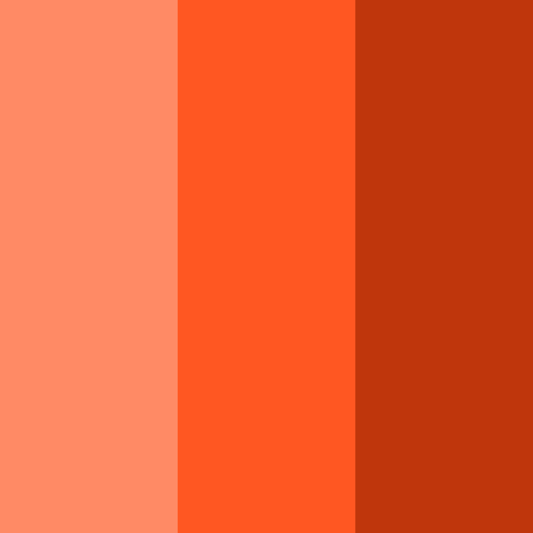 Download fiery ember sunrise color palette PNG image (square)
