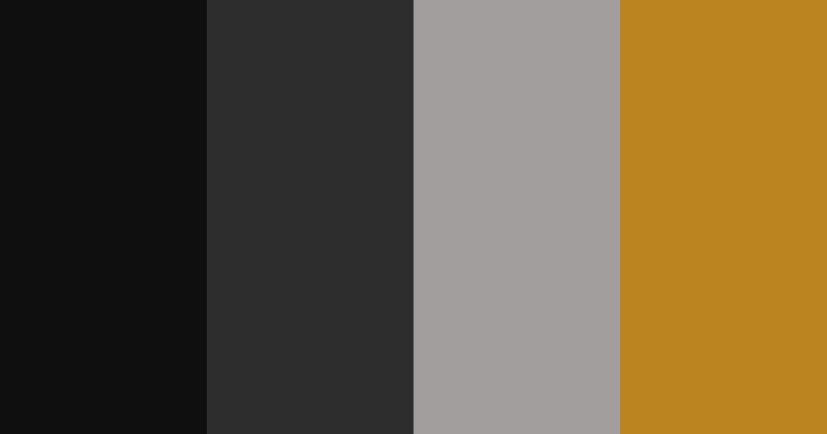 Download midnight charcoal gray color palette PNG image (landscape)