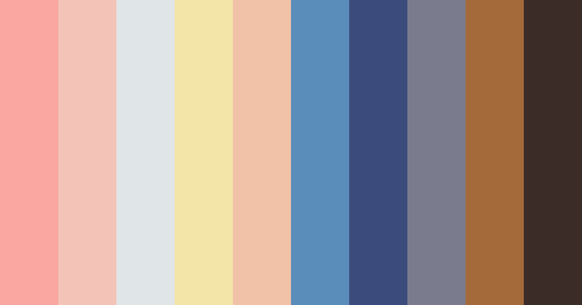 Download sunset serenade color palette PNG image (landscape)