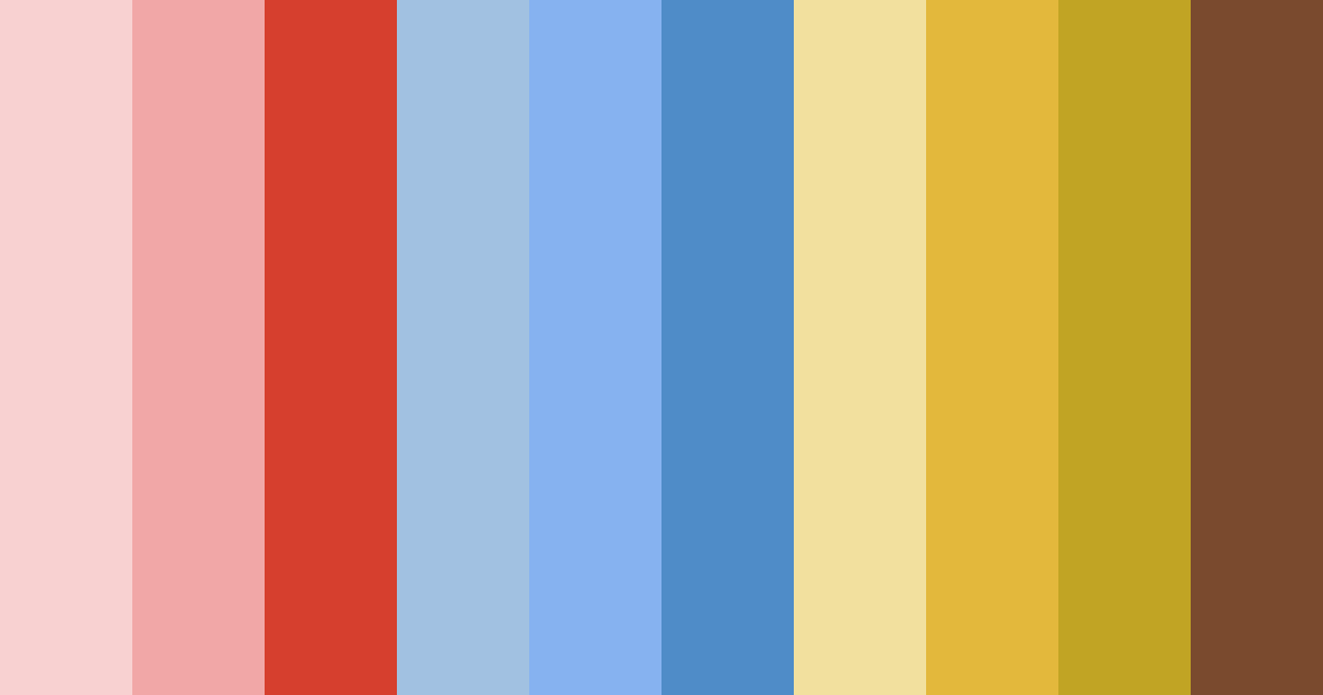 Download vintage sunrise color palette PNG image (landscape)