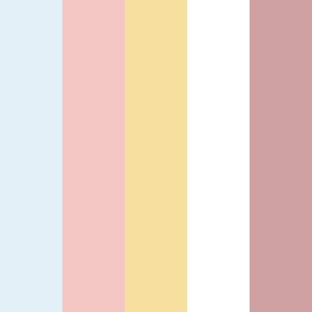 Download muted harmony color palette PNG image (square)