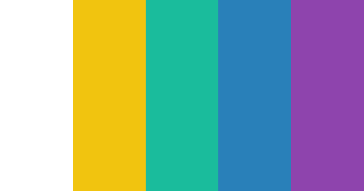 Download colorful forest color palette PNG image (landscape)