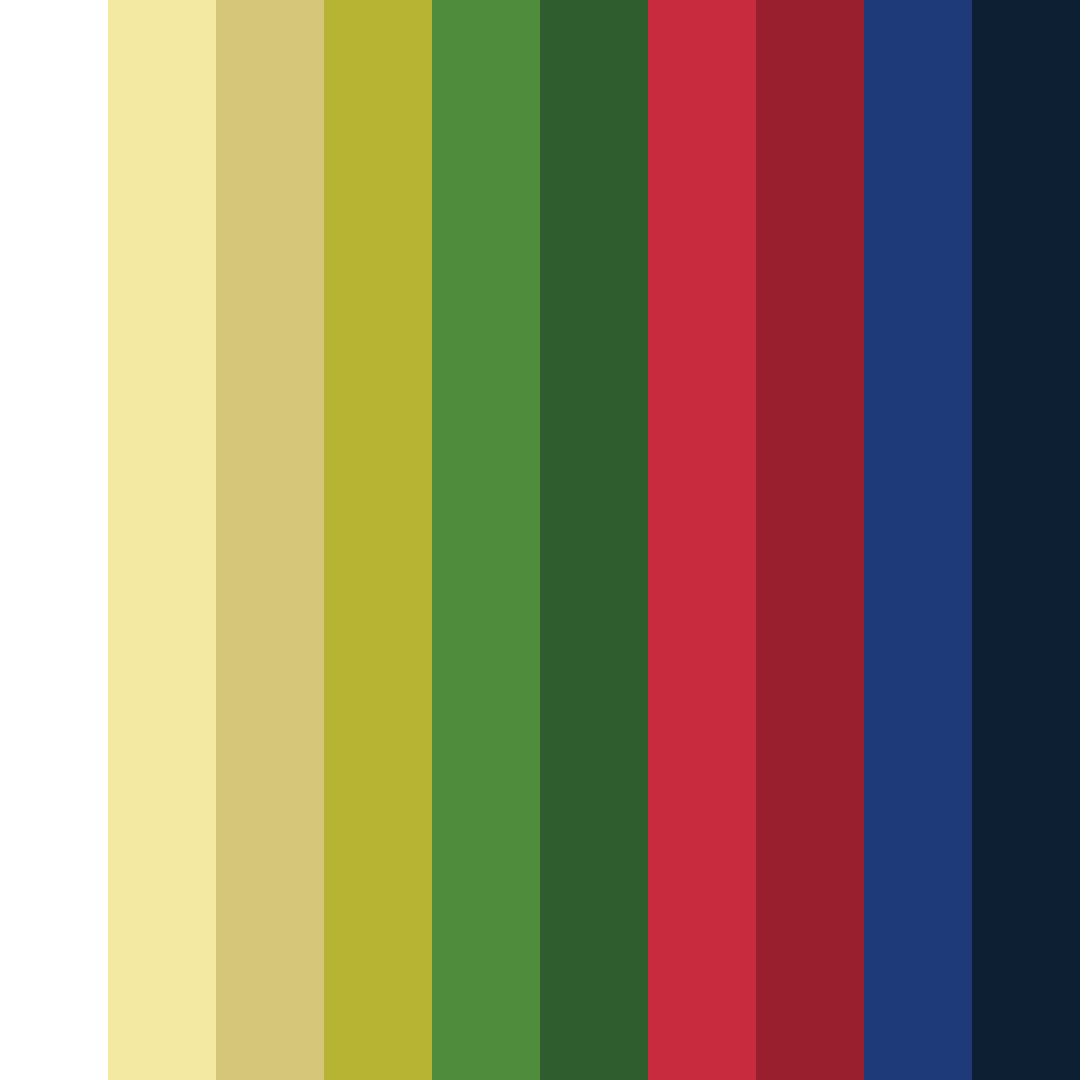 Download mystical forest reverie color palette PNG image (square)