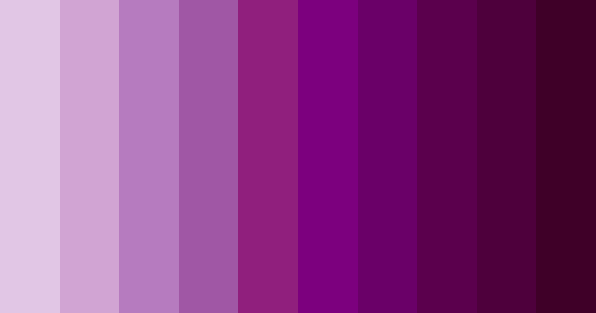 Download purple flower color palette PNG image (landscape)