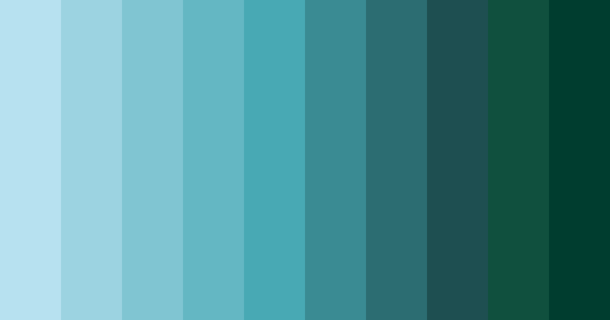 Download azure forest color palette PNG image (landscape)