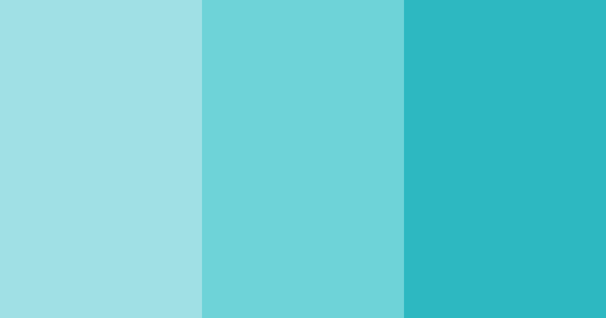 Download aqua serenity color palette PNG image (landscape)