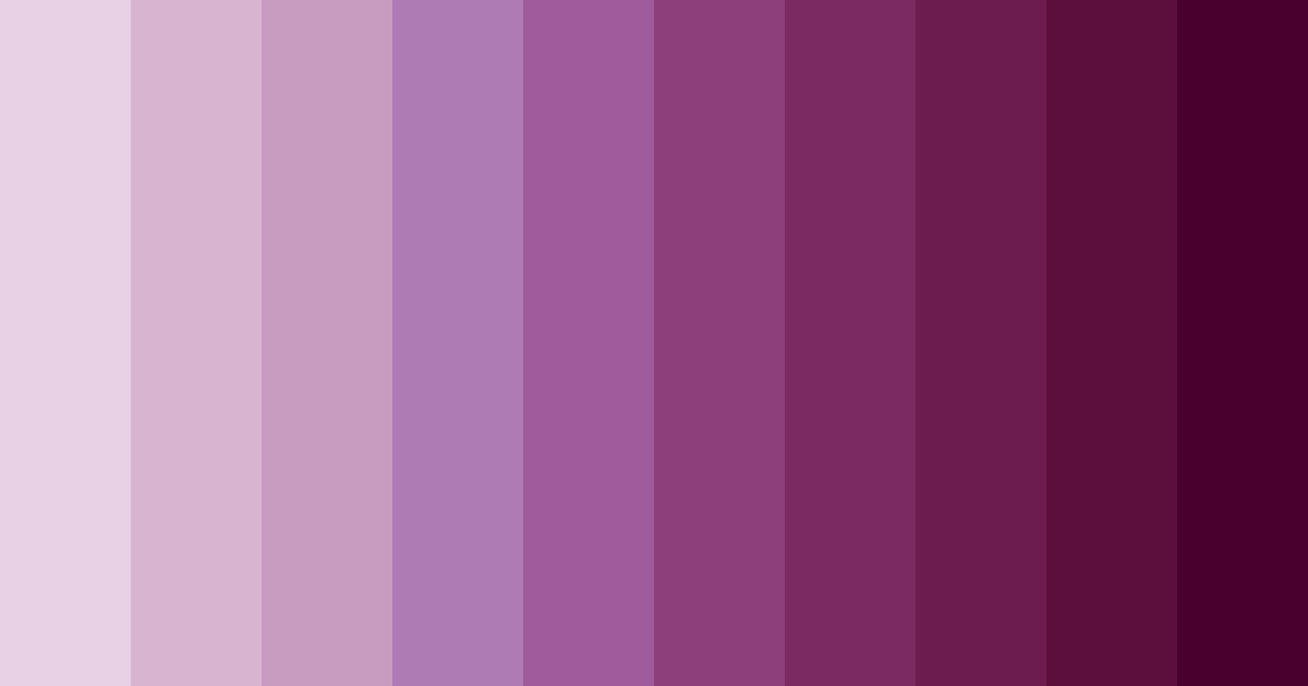 Download muted violet color palette PNG image (landscape)