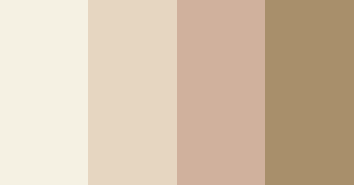 Download beige elegance color palette PNG image (landscape)