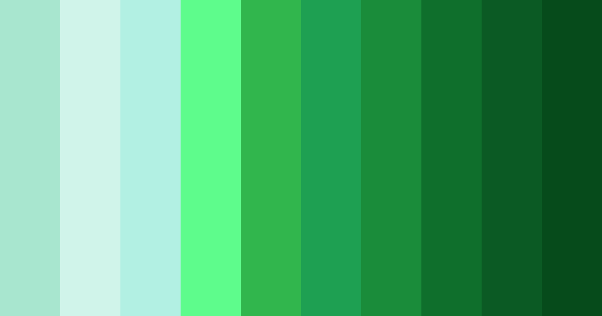 Download radical verde color palette PNG image (landscape)