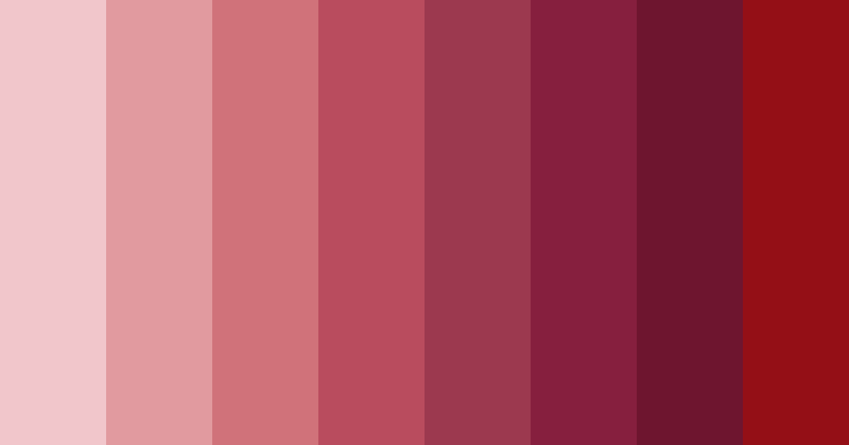 Download deep red color palette PNG image (landscape)