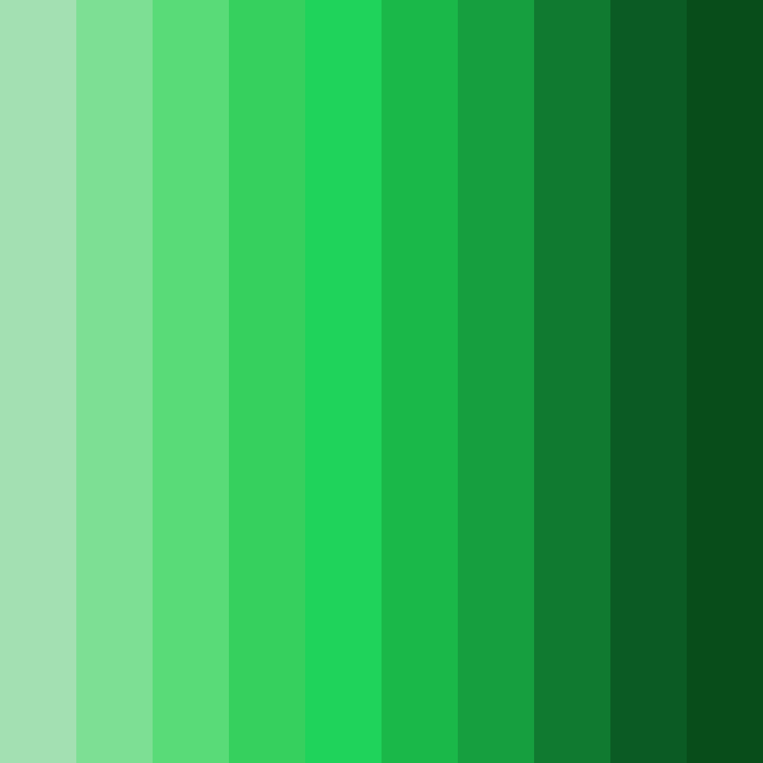 Download emerald oasis color palette PNG image (square)