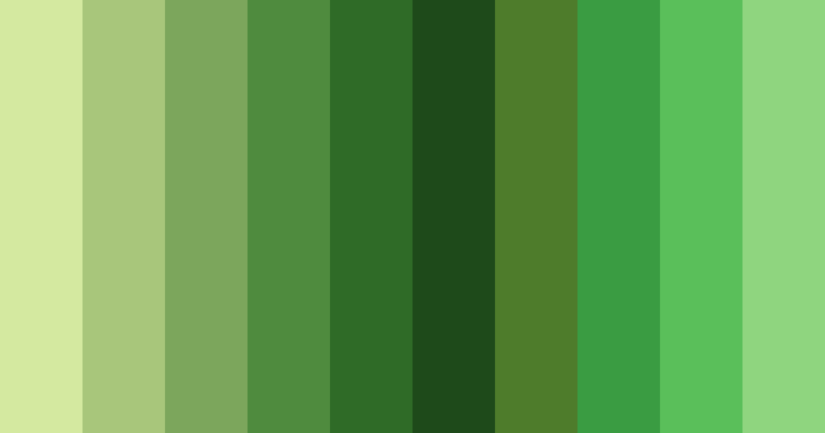 Download yellow greenery color palette PNG image (landscape)
