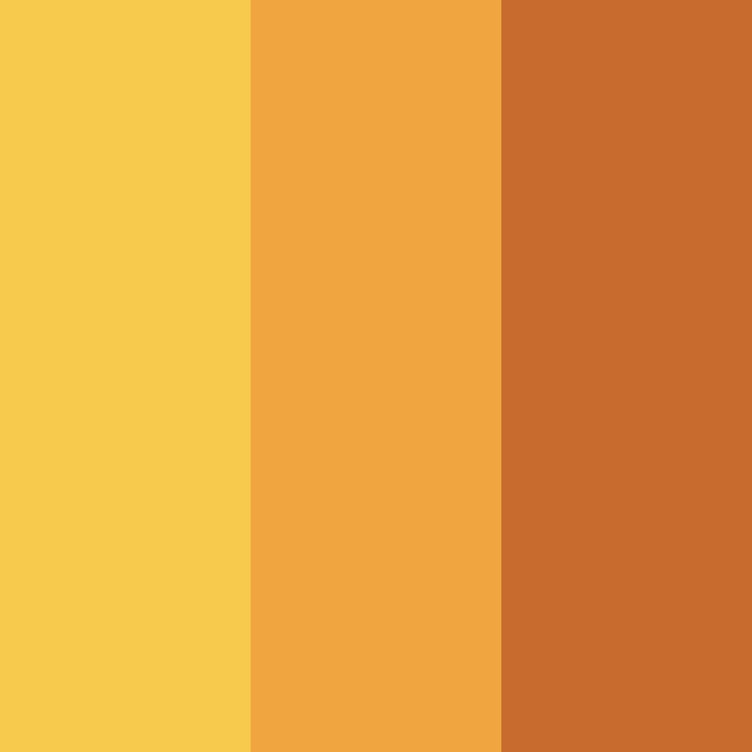 Download golden ember sunset color palette PNG image (square)