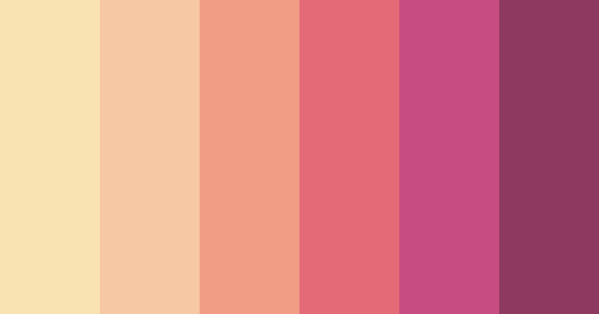 Download rose shades color palette PNG image (landscape)