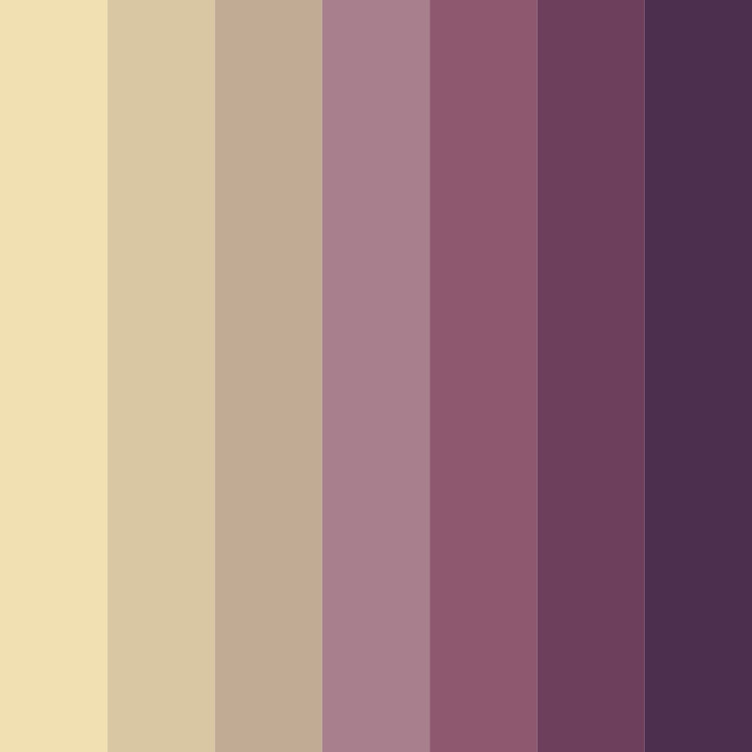 Download artisan elegance color palette PNG image (square)