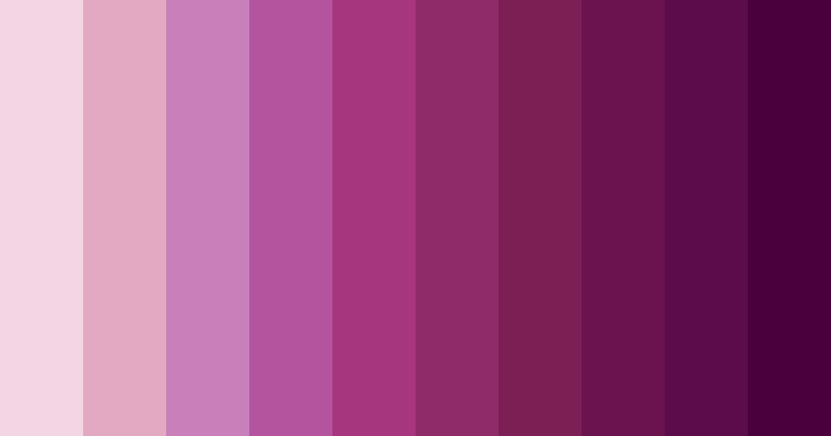 Download pastel pink color palette PNG image (landscape)