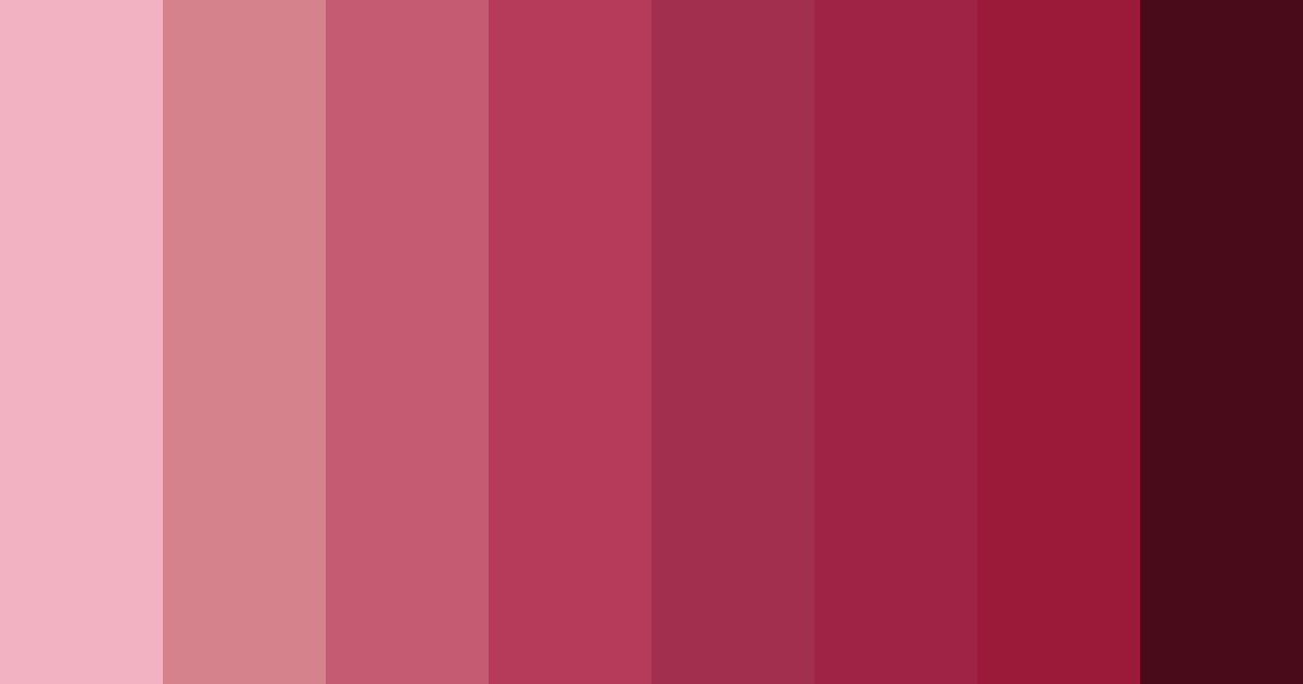 Download crimson embrace color palette PNG image (landscape)