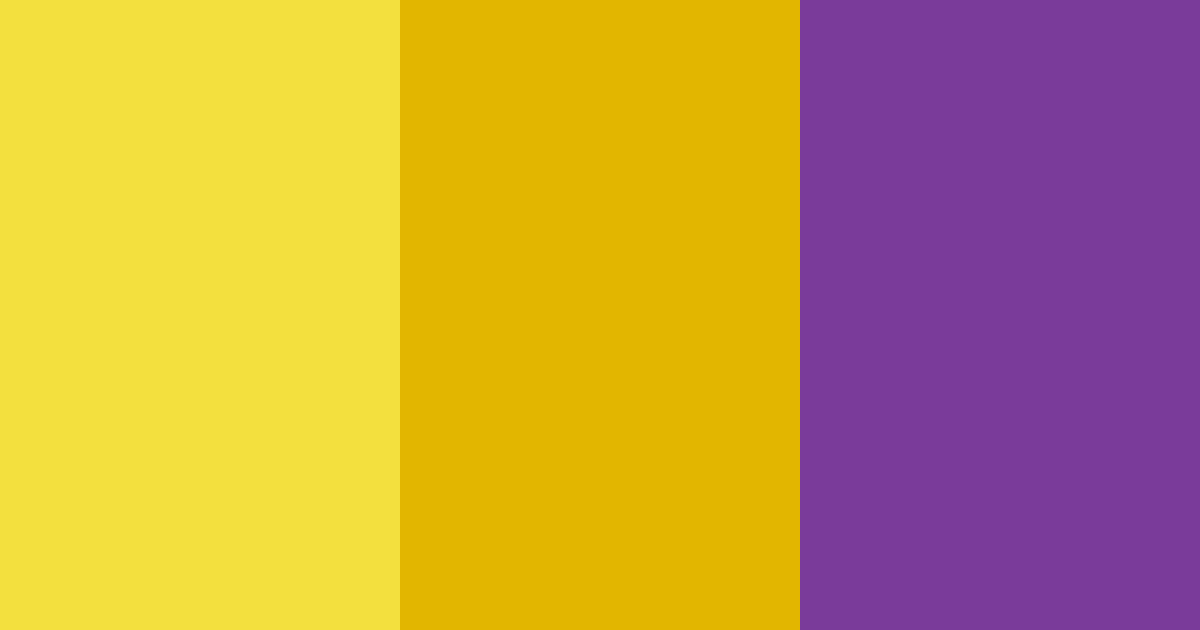 Download purple and yellow harmony color palette PNG image (landscape)