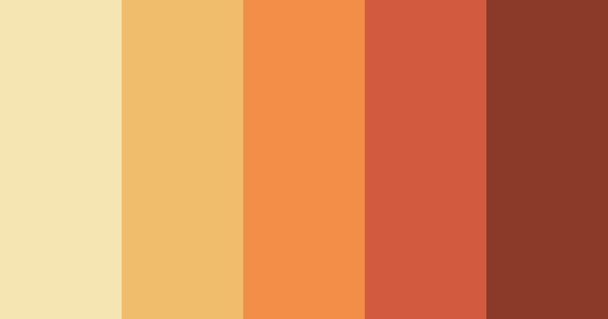 Download harvest sunrise color palette PNG image (landscape)