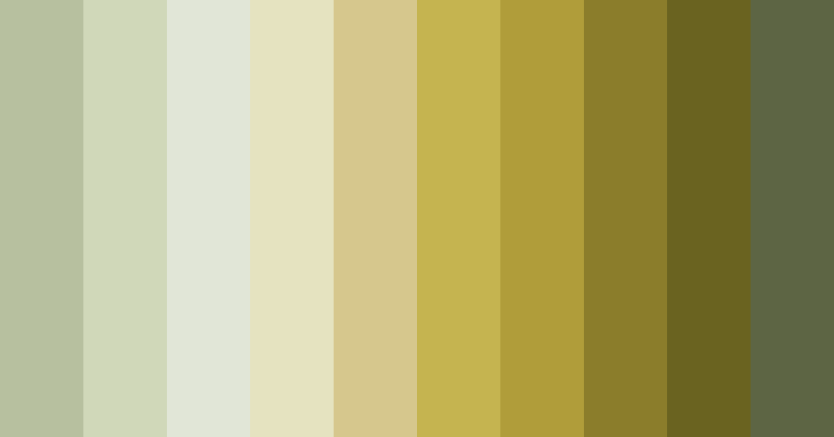 Download dark olive color palette PNG image (landscape)
